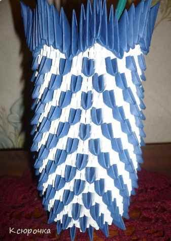 Оригами ваза: инструкция с фото