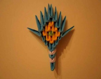 Модульное оригами «Царевна лебедь»
