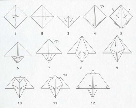 Птеродактиль оригами
