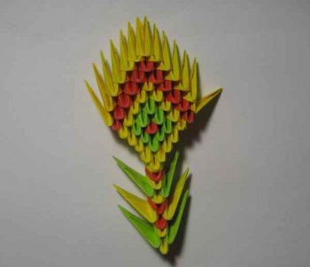 Модульное оригами "Пава"