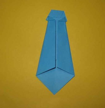 Оригами открытка-рубашка