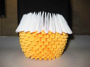 Модульное оригами «Пасхальный кулич»