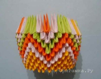 Модульное оригами «Жар-птица»