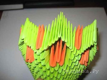 Модульное оригами «Корзинка»