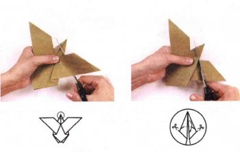 Оригами «Летучая мышь»