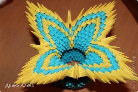 Модульное оригами «Корзиночка»
