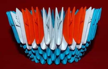 Матрешка модульное оригами
