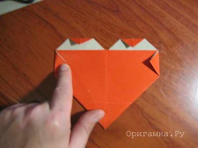 Оригами сердечко