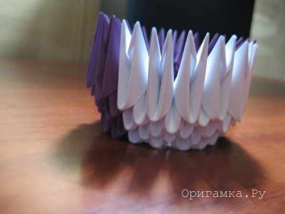 Модульное оригами «Сова малышка»