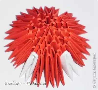 Модульное оригами «Мухоморчик»