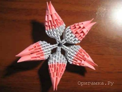 Модульное оригами лилия мастер класс
