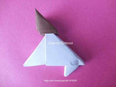Модульное оригами коза