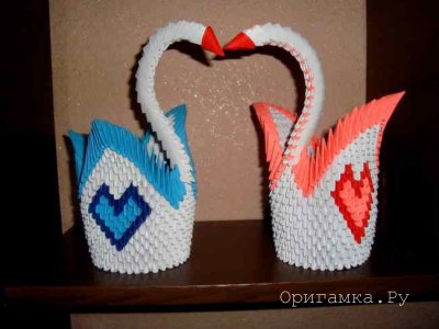 Объемное оригами из бумаги для начинающих: сердце, звезда и лебедь