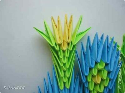 Мастер класс «Жар-птица» модульное оригами