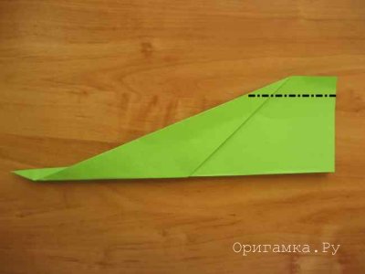 Самолет оригами из бумаги