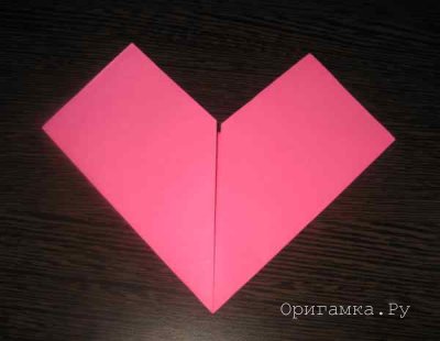 Сердце оригами. Мастер класс по оригами для детей