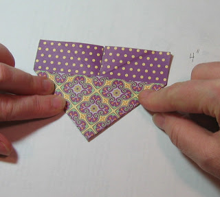 Бабочка оригами из бумаги для скрапбукинга
