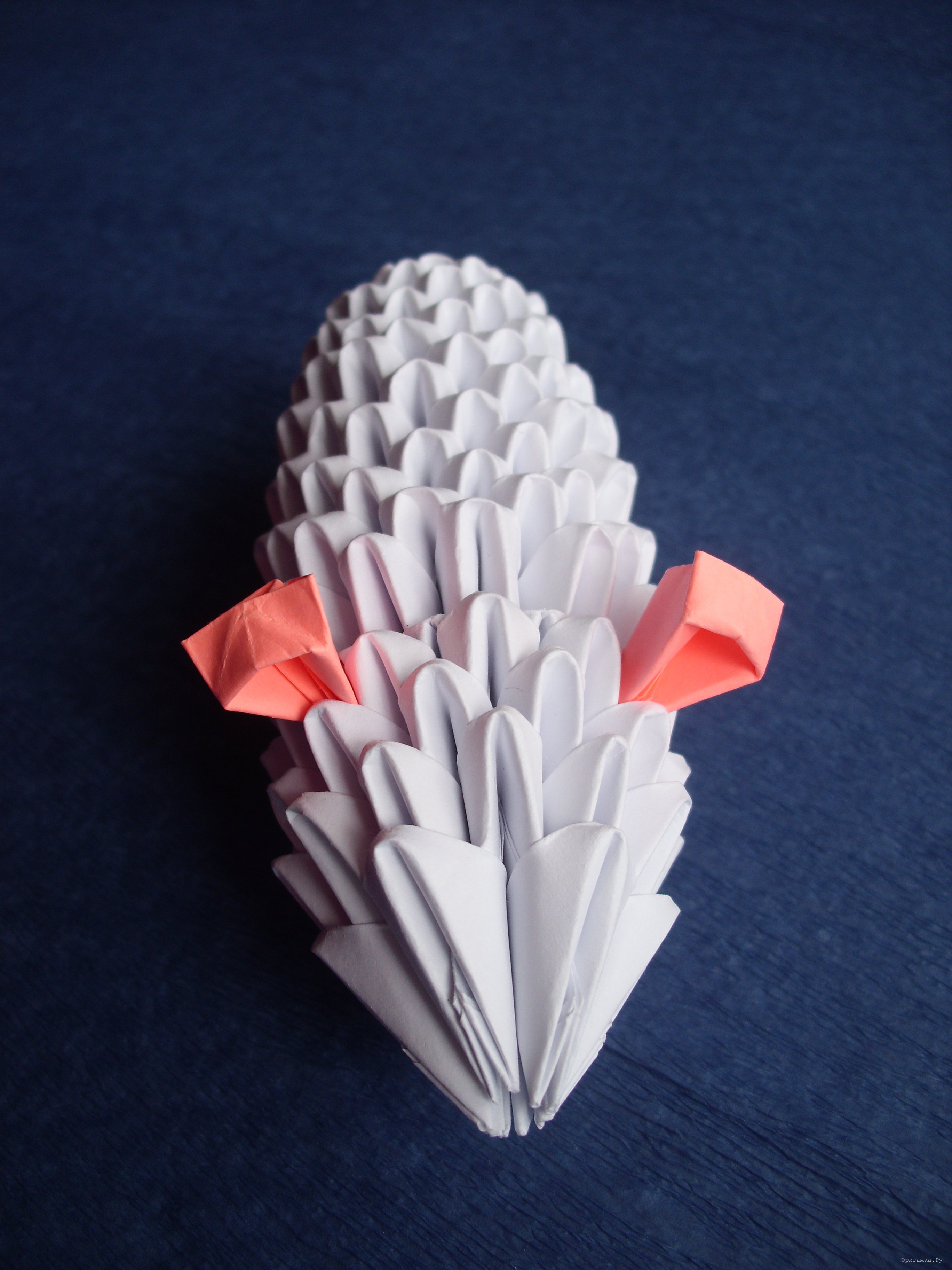 Сердце из модулей оригами. Мастер-класс для начинающих