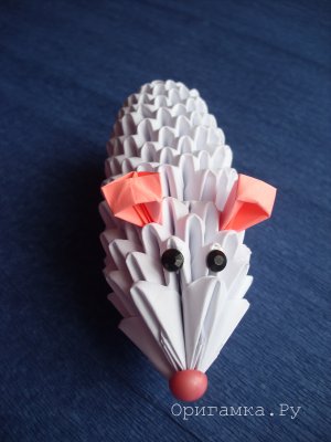 Мастер-класс "Мышка" в технике модульное оригами