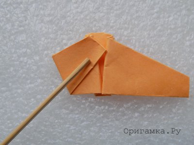 Круассан в технике оригами