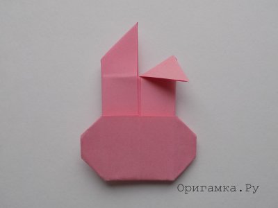 Зайчик оригами